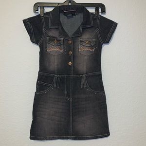 PLATINUM PRINCESS | Girls denim dress